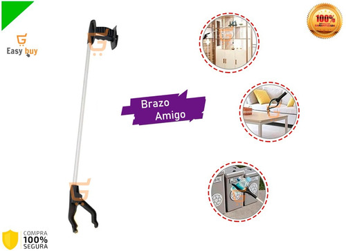 Pinza Extensor Brazo Metalico Para No Agacharse Embarazadas 