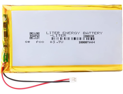 3.7v 1260110 10000mah Lithium Polymer Ion Battery Recha...