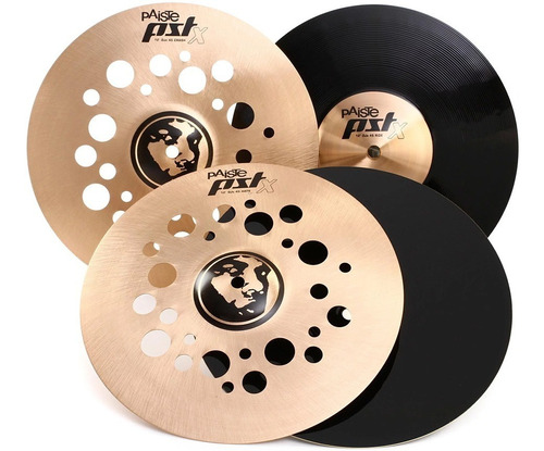 Platillo Paiste Pstx Djset Djs 45 Set 12 / 12 / 12 Color Dorado