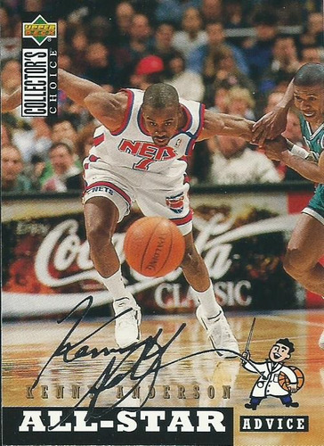 Barajita Kenny Anderson Firma Plata Upper Deck 1994 #193 