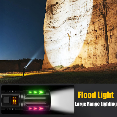 Lanterna Tática Led De 2 Unidades Com Lanterna De Zoom De Il