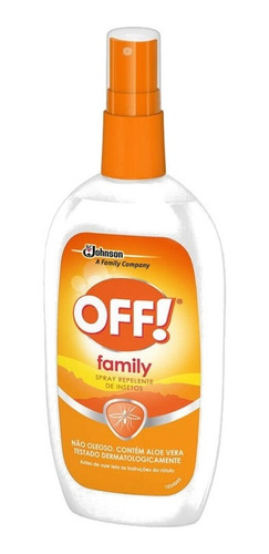 Imagem 3 de 4 de Repelente Para Insetos Mosquitos Off Family Spray 100ml