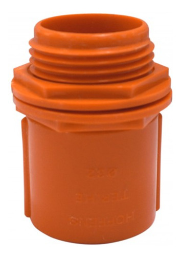 Terminal He Pvc Conduit Con Tuerca 25mm Hoffens Pack 5und