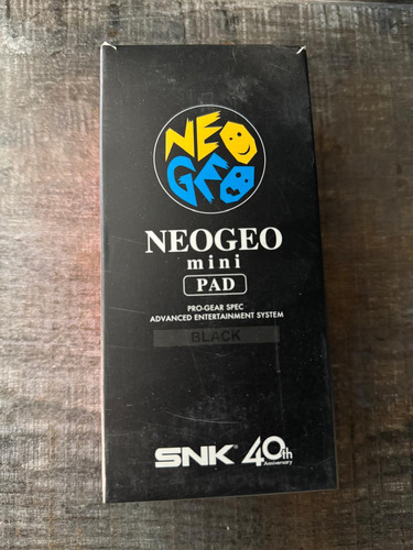 Control Mini Neo Geo Original Color Negro (Usado)