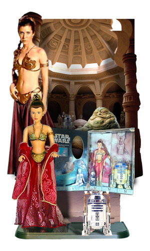 Muñeca Star Wars Collector Leia Organa & R2-d2 Hasbro 1998