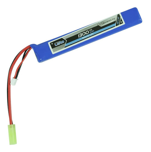 Bateria Lipoly 7.4 2s Recarregavel 1300mah Airsoft Eletrica