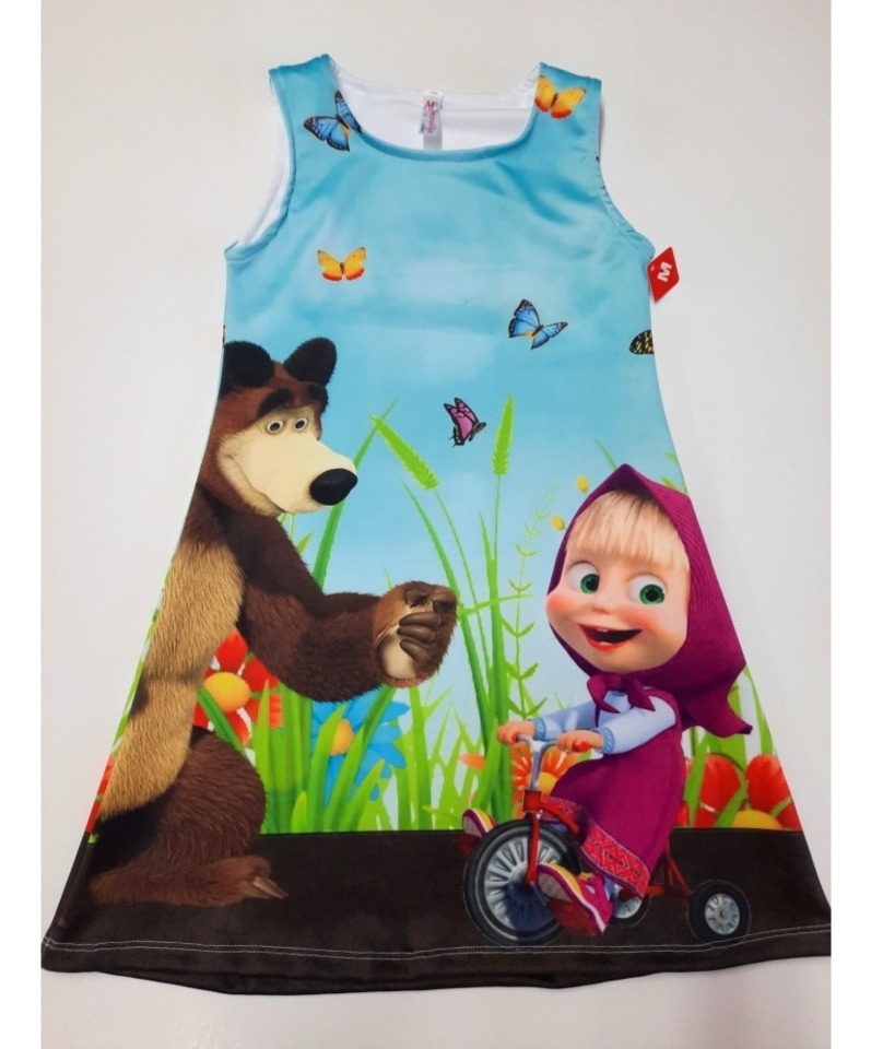 Vestidos Niña Masha Y El Oso Mercadolibre 