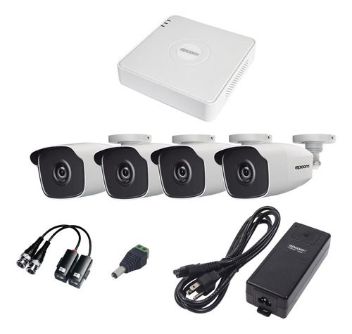 Kit Turbohd 1080 Lite / Dvr 4 Canales / 4 Cámaras Bala