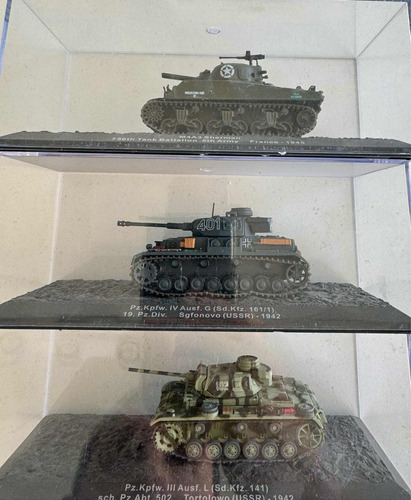 Colección Tanques De Combate Segunda Guerra Mundial Pack X3