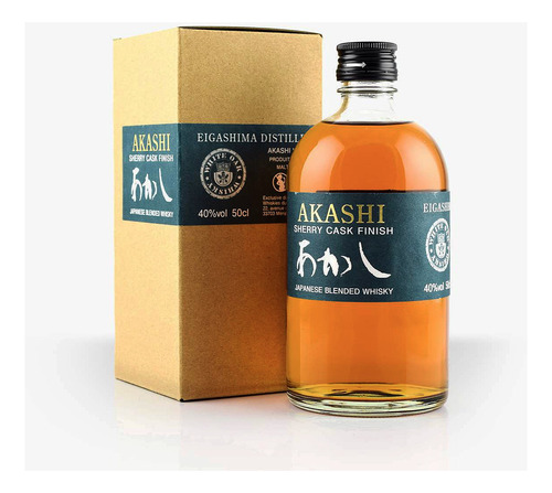 Whisky Akashi Sherry Cask Finish Blend Japonés 500ml 40% Abv