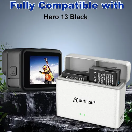 Batería Artman Hero 13 2300mah 2-pack Para Gopro Hero 13