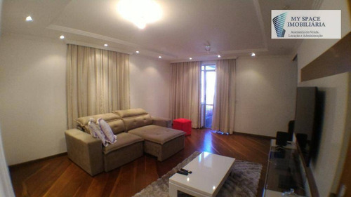 Imagem 1 de 23 de Apartamento Com 3 Dormitórios À Venda, 100 M² Por R$ 490.000 - Sacomã - São Paulo/sp - Ap1734