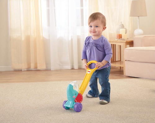 FISHER-PRICE, Elefante Camina Conmigo, Juguete para Bebé, Juguetes Didácticos, 1 Año en Adelante