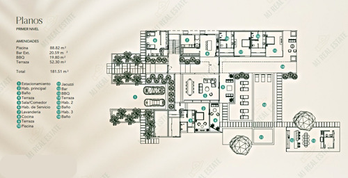 Imagen 8 de 11 de Villa En Cap Cana, Punta Cana, 2 Niveles 6 Habitaciones, Frente Al Campo De Golf