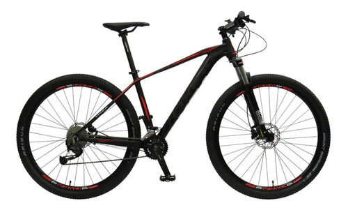 Mountain bike Oxea Proto R29 20" 18v frenos de disco hidráulico cambios Shimano Alivio M3120 y Shimano Alivio M3100 color negro/rojo  