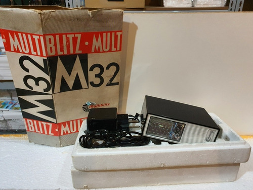 Antiguo Flash Multiblitz 32-sin Uso Con Caja Y Manual- Colec