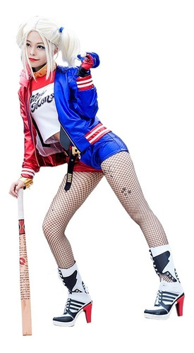 Halloween Escuadrón Suicida Harley Quinn Payaso Disfraz Niña