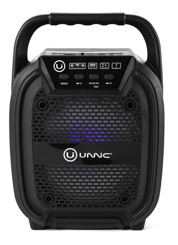 Imagen 4 de 5 de Parlante Unnic Soundflow Fm Uc-sp24 Portátil Con Bluetooth Negro 220v