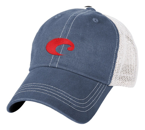 Gorra Costa Del Mar Mesh Hat Logo Ajuste Velcro