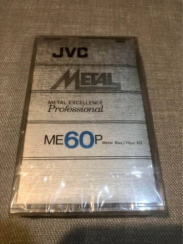 Cassette Jvc Me 60 Minutos Cinta De Metal Tipo Iv Sellado