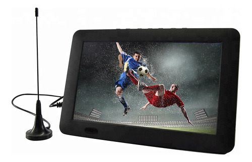 Tv Portátil De 9 Pulgadas Con Decodificador Isdb-t Atsc Dvbt