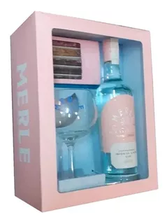 Gin Merle Gift Box Gin+ Sorbete +copa Gin Tonic+ 5 Botánicos