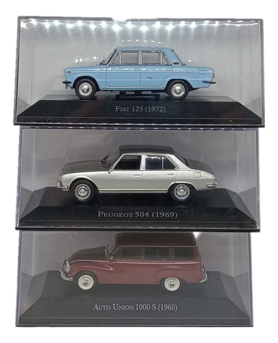 Coleccion Inolvidables Fiat 125 Peugeot 504 Union Combo X3