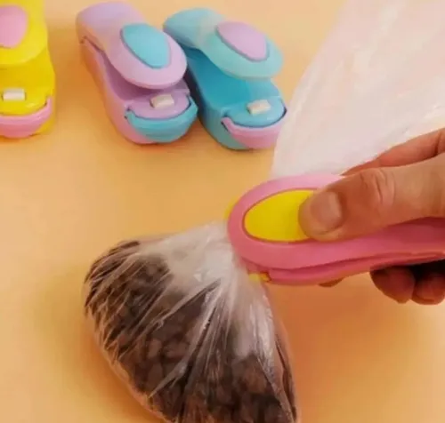 Cierra Bolsa Sella Bolsa Plástico Mini Sellador De Bolsas Color Al Azar
