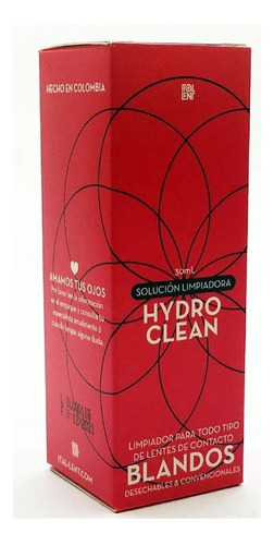 Hydro Clean 30 Ml Solución Limpiadora Lentes Blandos