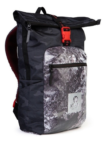 Mochila Xtrem Bikerfold Impermeable Color Negro