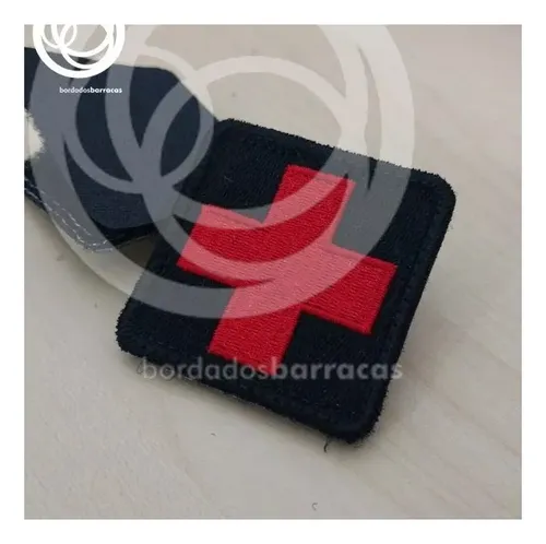 comprar Parche Bordado Cruz Roja Medico Tactico Paint Ball