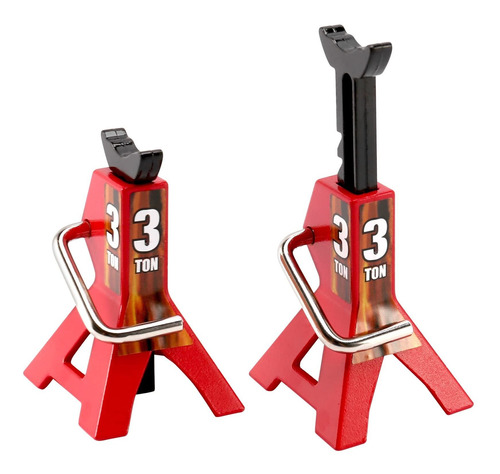 Aduoke 2pcs Metal 3 Ton Simulated Height Adjustable Tool