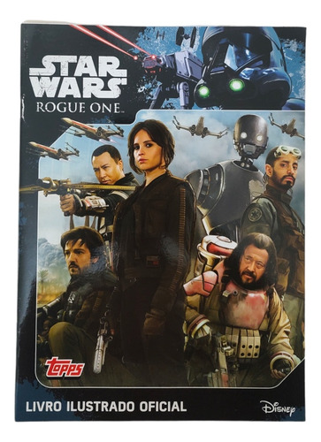 Álbum Figurinhas Star Wars: Rogue One - Completo P/ Colar