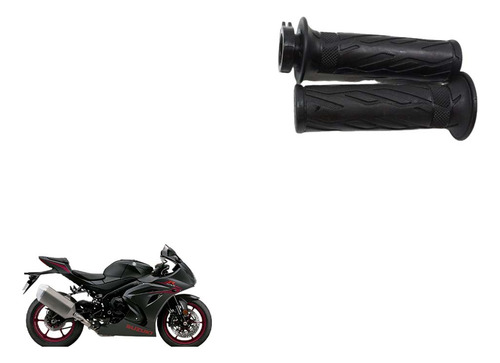 Manoplas Com Tubo Acelerador Gsxr Srad 1000 2018-2024(121) Preto