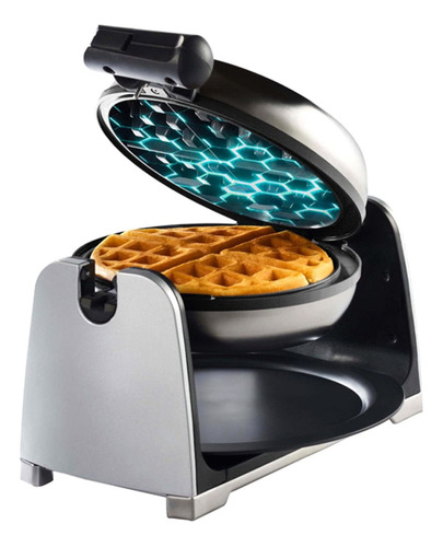 Máquina Para Hacer Waffles Tapa Antiadherente Oster Dia Color Plateado 110V