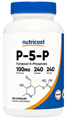 Suplemento De Vitamina P5p Nutricost 100mg, 240 K948y