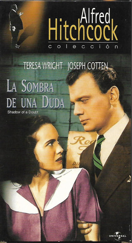 La Sombra De Una Duda Vhs Alfred Hitchcock Shadow Of A Doub