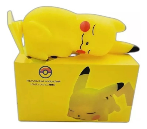 Pokemon Lámpara Pikachu /espanta Cuco Con Caja