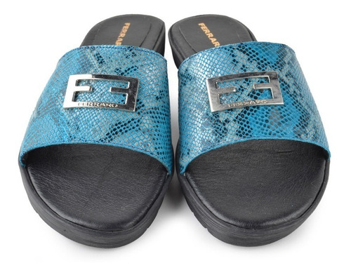Imagen 4 de 4 de Zuecos Zapatos De Mujer Sandalias Salinas - Ferraro