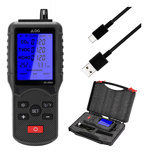 Medidor De Tvoc Multifuncional Air Quality Tester