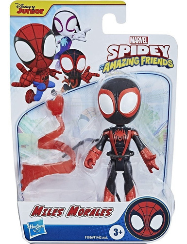 Boneco Figura Marvel Spidey Miles Morales Spider-man Hasbro