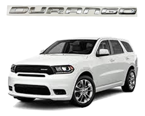 Emblema Letras Durango Autoadherible Vehiculos Dodge Durango Cromo