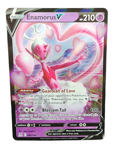 Enamorus V Carta Pokemon Ingles Ultra Rare