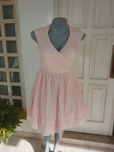 Vestido Para Dama De Fiesta De Tela Bordada Talla Xl