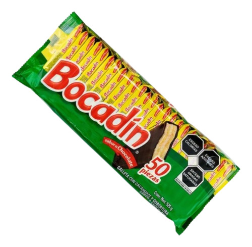 2 Pack - Chocolate Bocadin 50 Piezas