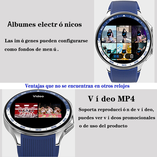 Smartwatch 1.43 Amoled Con Pantalla Bluetooth, Llamada Ip68