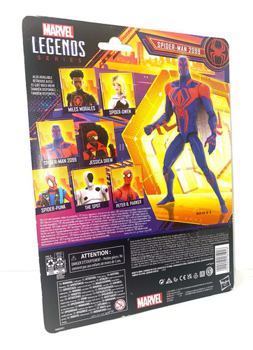 Marvel Legends Spiderman 2099 Across The Spider Verse (Usado)