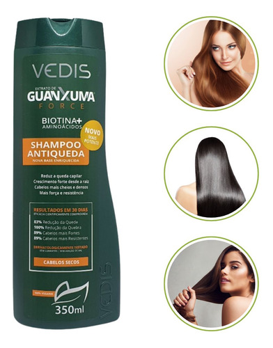 Kit Guanxuma Cabelos Normais A Secos - Vedis