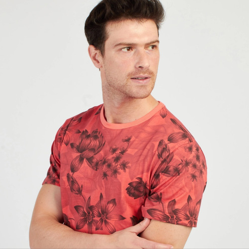 Imagen 3 de 3 de Remera Flame Printed M/c