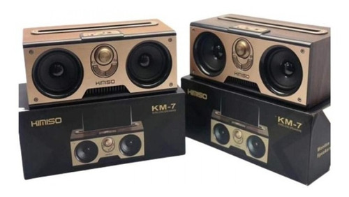Rádio Retrô Som Vintage Mp3 Fm Bluetooth Usb Portátil Sub